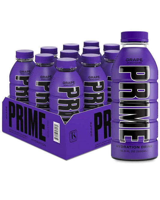 Prime Hydration Grape (12 x 500ml) (USA) (BBF 11/24 NEW BATCH) - Central Sweet Supply